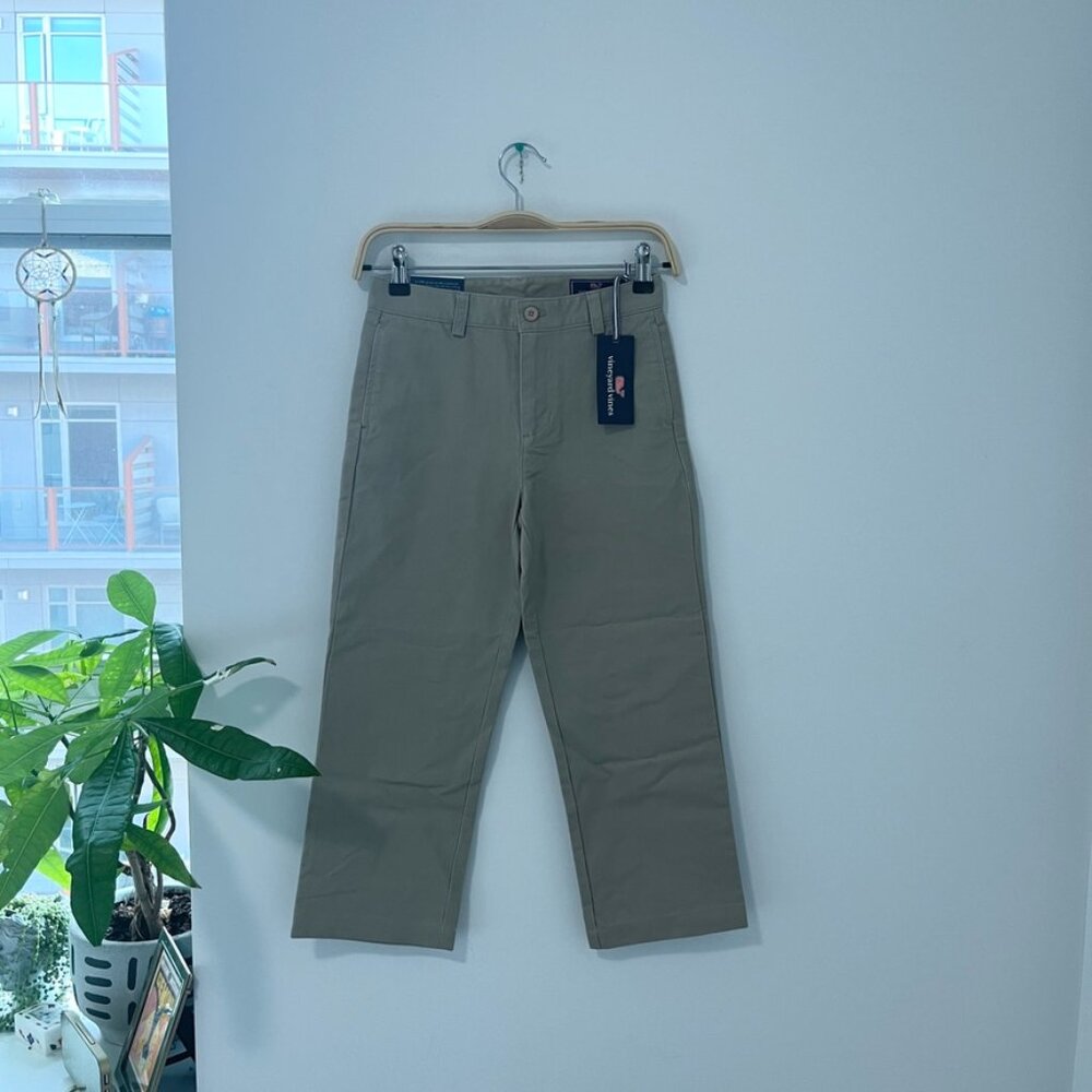 NEW Vineyard Vines Boy's Beige Club Khaki Pants Size 10